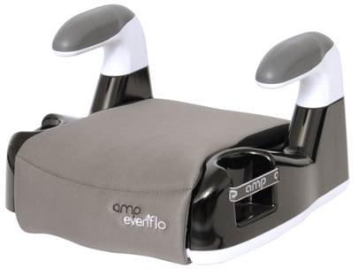 Evenflo AMP Performance DLX No Back Car Seat, Black