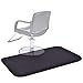 Giantex 3 x 5 ft Salon Floor Mat Barber Shop Chair Floor Anti Fatigue Mat for Hair Styling Rectangle Comfort Beauty Salon Chair Floor Mats, Black