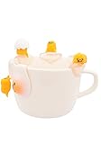 Kitan Club Putitto Sanrio Gudetama Cup Toy - Blind Box Includes 1 of 6 Collectable Figurines - Hangs on Thin, Flat Edges - Authentic Japanese Design - Made from Durable Plastic