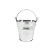 6pcs Metal Mini Bucket Candy Box Buckets with Handles Gift Pails for DIY Craft Floral Projects and Bridal Wedding Party Souvenirs Baby Showers (Silver)