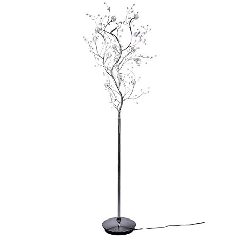 Viviana Collection 8 Light Tree Like Crystal Floor Lamp With