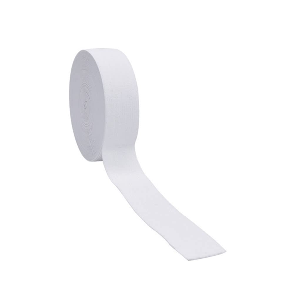 DAHI 20M Wide Sewing Elastic Bands 30mm Elastic Bands for Sewing Stretch Elastic Fabric Band Elastic Sewing Bands for Wigs DIY Sewing Craft (20meter/3cm white)