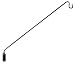 Green Esteem Stokes Select Bird Feeder Pole, 36-Inch Reach, Wall Mounted, Black Metal primary