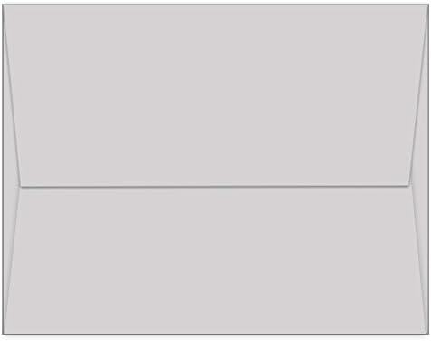 Note Card Cafe A6 6.5 x 4.75 in Blank Gray Envelopes | 40 Pack | Sealable, Square Flap | Perfect for Invitations, Greeting Cards, Baby Showers, Weddings, Mailing, Crafts, Notes | Printable