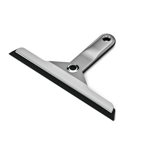 simplehuman Foldaway Shower Squeegee, Die-Cast Zinc and Anodized Aluminum