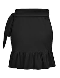 Bikini para dama con volantes y faldas de natación