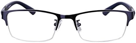 Aiweijia Myopia eyeglasses Half Frame Near Sighted Men Stylish Spectacles