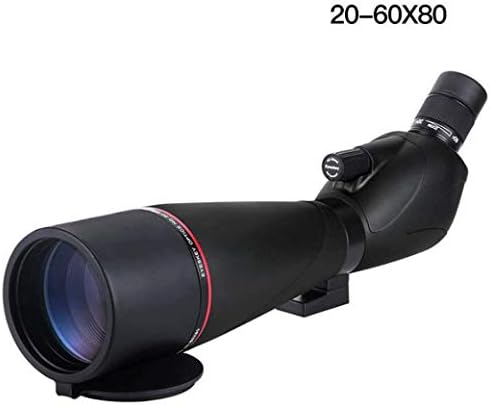 AZWE Super Zoom Monocular, 20-60X80 Hd Telescope, High Times Monocular Long Range for Stargazing,Black