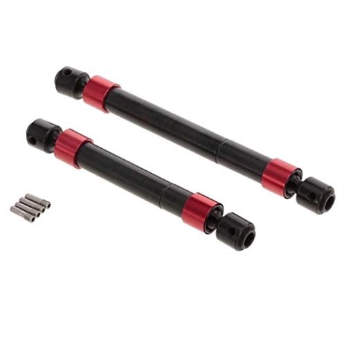 Clothful  2pcs Front and Rear Metal Axle CVD Drive Shaft for TRAXXAS TRX-4 RC Rock Crawler - Thumbnail 2