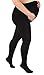 Absolute Support Opaque Maternity Compression Stockings Pantyhose 20-30mmHg, Black Medium