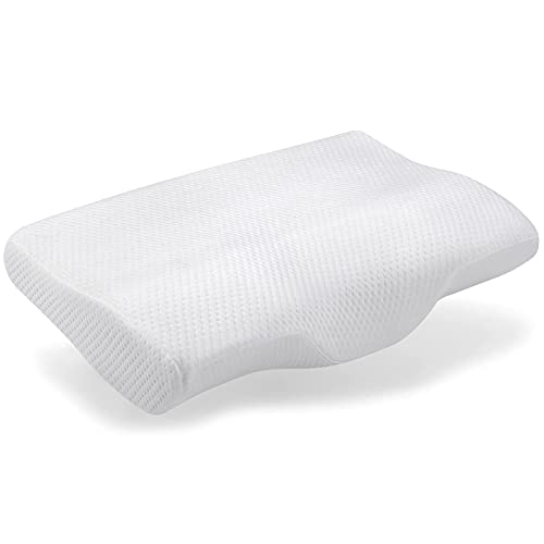 枕 安眠枕 低反発まくら 快眠枕 枕 pillow 高反発枕 寝返り 通気性 まくら 横向き 仰向け 体圧分散 優しく支える エアネストピロー カバー付き カバー洗濯可 子供大人兼用 (50*30cm)