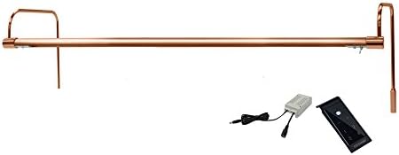 Cocoweb 30" Tru-Slim LED Picture Light in Rose Gold with Plug-in Adapter and Remote Control