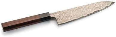 Sakon Nickel Damask 180mm Gyoto Knife - Hokiyama