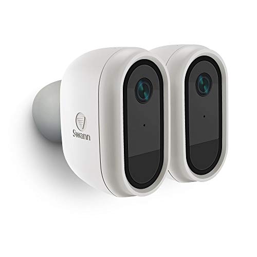 Swann-1080p-Full-HD-Wire-Free-Security-Camera-with-Heat-and-Motion-Sensing-and-Two-Way-Audio-Works-with-Google-Assistant-and-Alexa-White-Pack-of-2