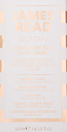 James Read Sleep Mask Tan Face Dark, Overnight Tan, Medium/Dark, 1.6fl. oz.