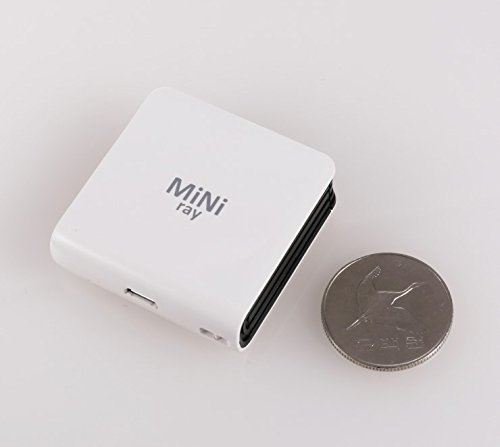 The Smallest Mini-Ray Ultra Portable Pocket DLP Beam Projector 14 x 44 x 44mm (0.55 x 1.73 x 1.73in)