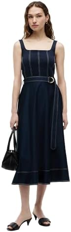 michael michael kors denim belted mini dress Michael Kors Denim Belted Mini Dress