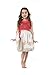 Little Adventures Island Princess with Hair Clip Dress Up Costume Size Small Age 1-3 - Machine Washable Child Pretend Play and Party Dress with No Glitter