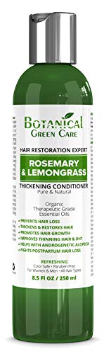 Hair Growth Anti-Hair Loss CONDITIONER “Rosemary & Lemongrass”. Alopecia Prevention and DHT Blocker. Doctor Developed. NEW 2018 FORMULA!