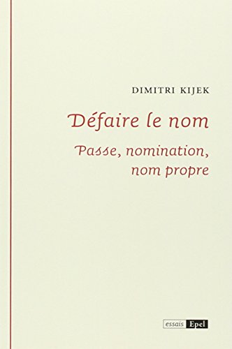 Défaire le nom