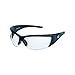3M 92232 Forceflex Flexible Safety Eyewear, Black Frame, Clear Lens