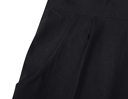 MUXXN Women's 1950s Classic Vintage Tie Neck Formal Cocktail Dress with Pocket - Image 5