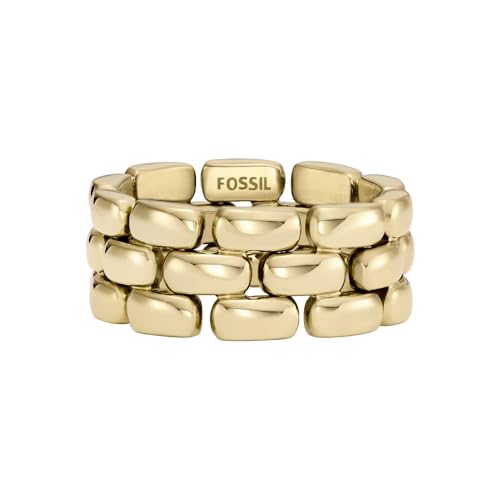 Fossil Womens Stainless Steel band Rings
