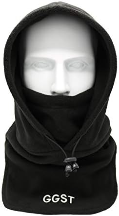 GG ST Balaclava Windproof Ski Mask Winter Thermal Fleece Hood Heavyweight Neck Warmer Snood Outdoor Sports Face Covers Hat For Men & Women