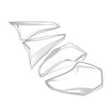Rear Tail Light Lamp Cover Trim Bezels For Toyota RAV4 RAV-4 2016 2017 2018 ABS Chrome 4PCS/SET