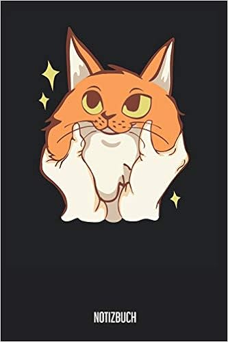 Notizbuch Süße Katze Notizbuch 120 Seiten Kariert Eckiger