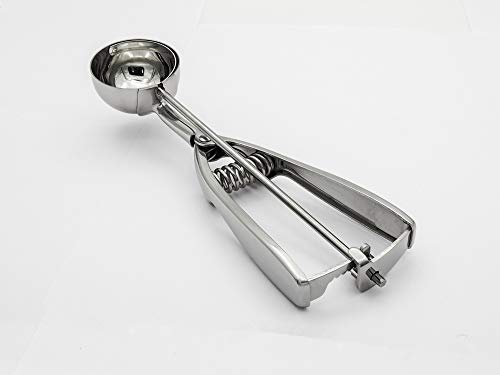 Solula 18/8 Stainless Steel Scoop, 2.3 Tablespoon Cupcake Muffin Batter Dispenser