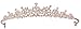 Rhinestone Crystal Tiaras and Crowns Headband For Women Birthday Pageant Wedding Prom Princess Crown, Rose Gold