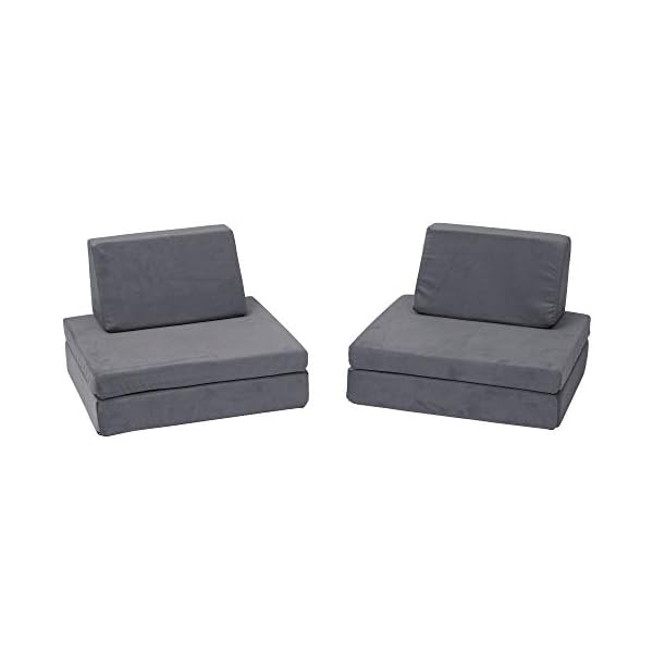 Children’s Factory The Whatsit Kids Couch or 2 Chairs, Gray, CF349066