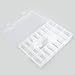 Adjustable 24 Compartment Slot Plastic Storage Box Jewelry Tool Container