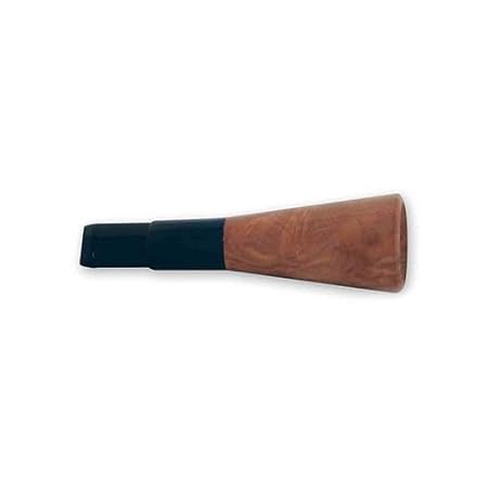 Zigarrenspitze Denicotea aus Bruyéreholz Acryl in braun schwarz 18 mm Durchmesser