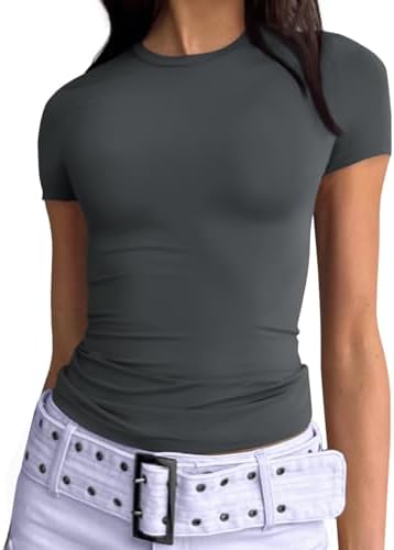 cute gray tops