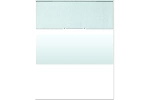 Compuchecks Tamper-Guard Security Blank Check Paper - 75 Business Checks Compatible with QuickBooks - Check Stock on top and Paycheck Stub on Bottom - Green Diamond