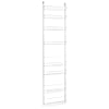 ClosetMaid 1233 Adjustable 8-Tier Wall and Door Rack, 77-Inch Height X 18-Inch Wide,white