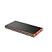 EasyAcc 10000mAh Power Bank Brilliant External Battery Pack Portable Charger for iPhone Samsung HTC Smartphones Tablets - Black and Orange