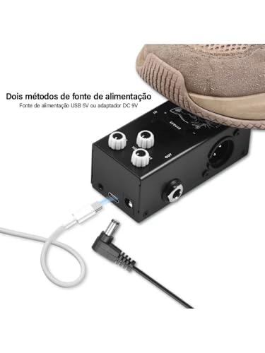 KINGSTER M-VAVE Pedal de Guitarra com 25 Gabinetes de Guitarra, 7 Gabinetes de Baixo, Importação de IR do Usuário, Equalizador de 9 Bandas, Saída XLR, Conector de Fone de Ouvido