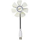 ARCTIC Breeze Mobile, USB-Powered 92mm Portable Fan, Portable Cooling Solution, Quiet Fan, Mini USB Fan, Mini Gooseneck Fan for laptop and PC &ndash; White