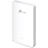 TP-Link Omada Business WiFi 6 AX1800 in-Wall Wireless Gigabit Access Point (EAP615-Wall) - MU-MIMO & Beamforming, Support OFD