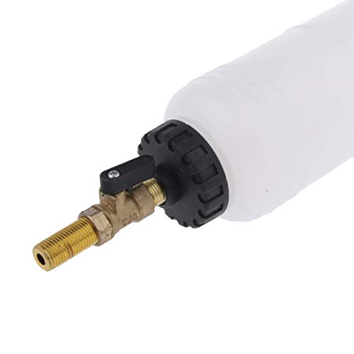 Baosity 1L Air Brake Clutch Bleeder Kit Pneumatic Vacuum Hydraulic Fluid Fill Bottle