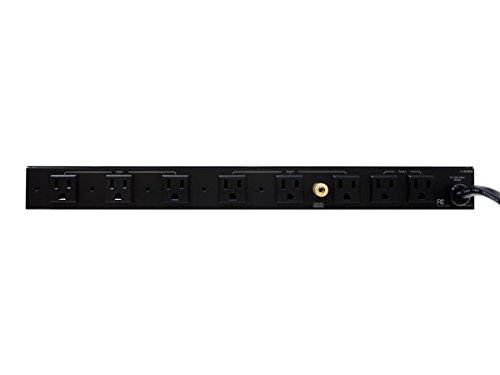 Monoprice 15A Power Conditioner and Sequencer with 8 Outlets and 3 Zones