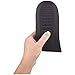 Height Increase Elevator Shoes Faux Leather Upper Half Insole - 1 Inches Taller (Black)