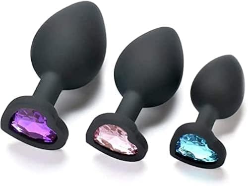 Heart Shape Sex Toy Training Set Amal Plug Anales Toy Relaxing for Men  Women Adult Sex Toy Gifts Sunglasses Party (WT-3) in Saudi Arabia | Whizz