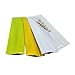 Mylar Bags Open Top Heat Seal Aluminum Foil 3.5 x 11cm (1.4 x 4.3 inches) Small Pouch for Instant Ground Coffee Condiment Serve Pack (White, 100)