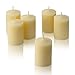 Light In The Dark Ivory Votive Candles - Box of 36 Unscented Bulk Candles - 15 Hour Burn Time - for Weddings, Restaurants, Parties, Spa and Decorations.