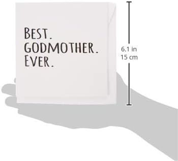 3dRose gc_151526_1 6 x 6-Inch "Best Godmother Ever, Gifts for God Mothers or Godmoms, God Mom, Godparents - Image 3