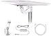 Outdoor/RV HDTV Antenna - ANTOP Omni-Directional Wing TV Antenna with Smartpass Amplifier &Noise-Free 4G Filter and VHF/UHF Range Enhanced for 70 Miles Reception,Suitable for Outdoor/RV/Attic Use primary